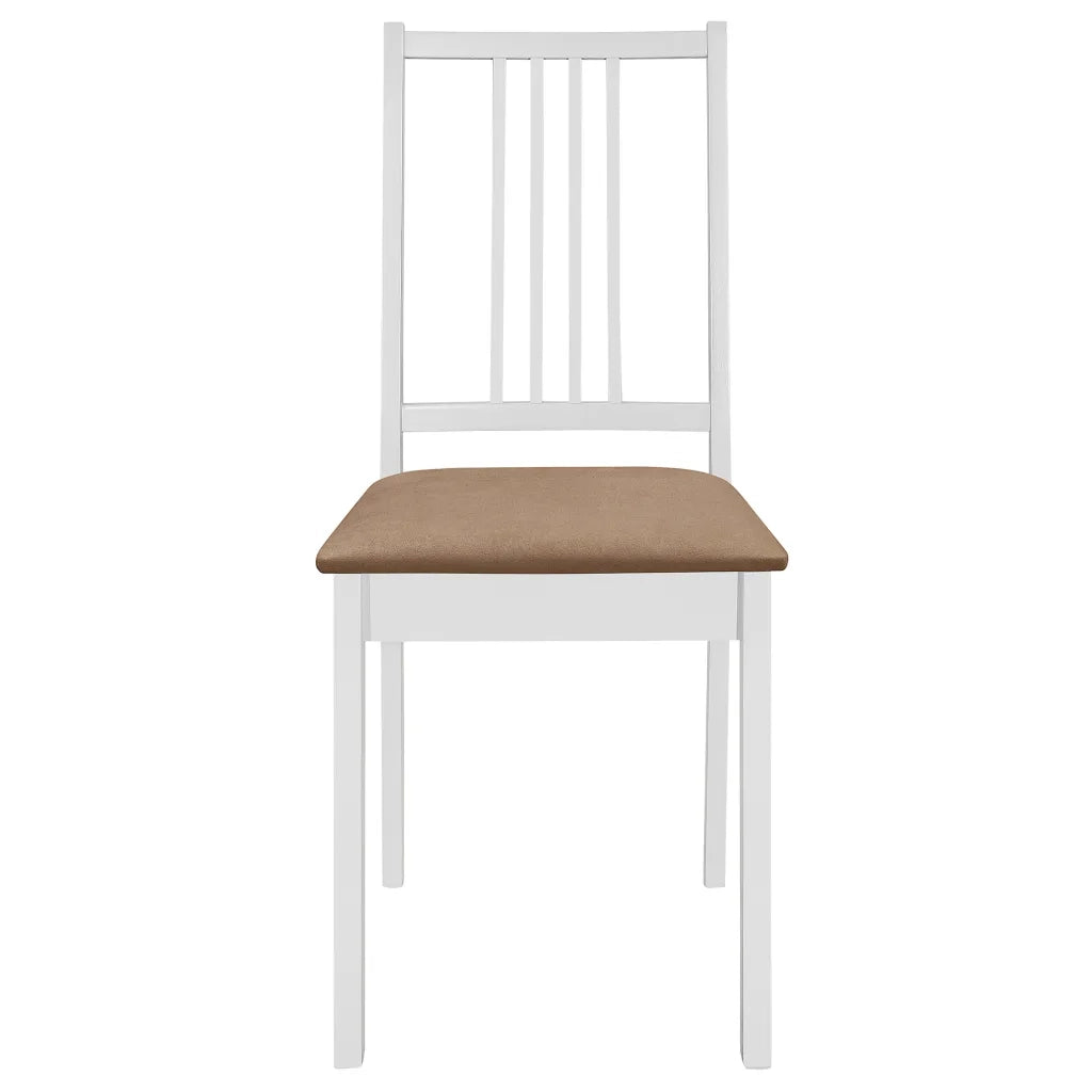 Set per Sala da Pranzo 5 pz in MDF Bianco 276402