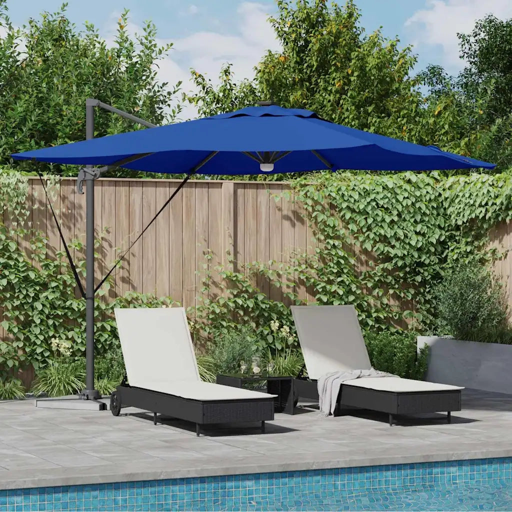 Ombrello | Parasol Roma Blu 286 x 284 x 270 cm Alluminio e Poliestere