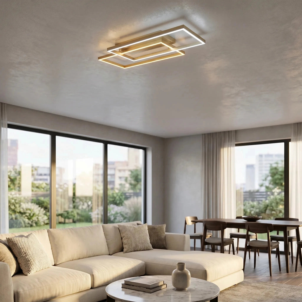 Lampada Da Soffitto Led Swe060-c Brush Gold