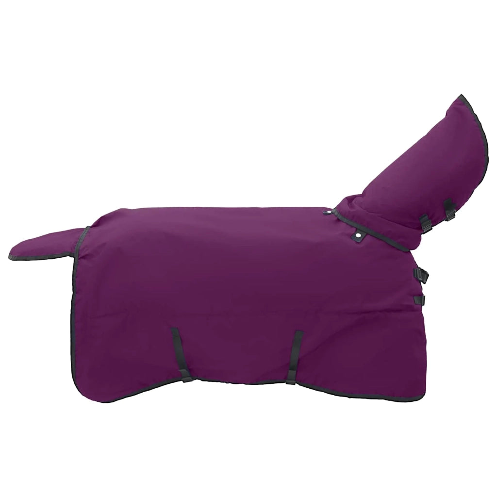 Coperta per Cavalli Verde Scuro e Nero 95 cm Poliestere 42013159