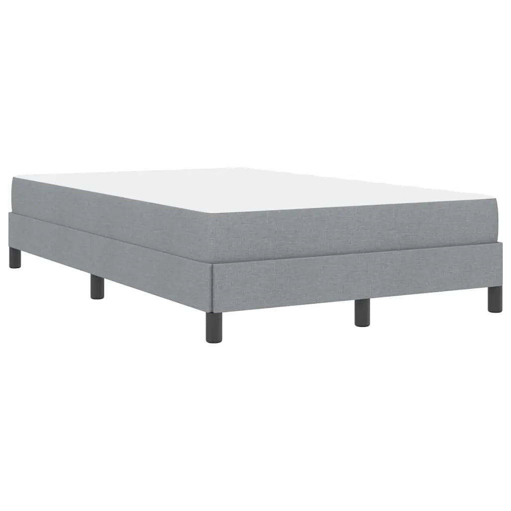 Letto a molle con materasso Grigio chiaro 120 x 200 cm Tessuto 3398479