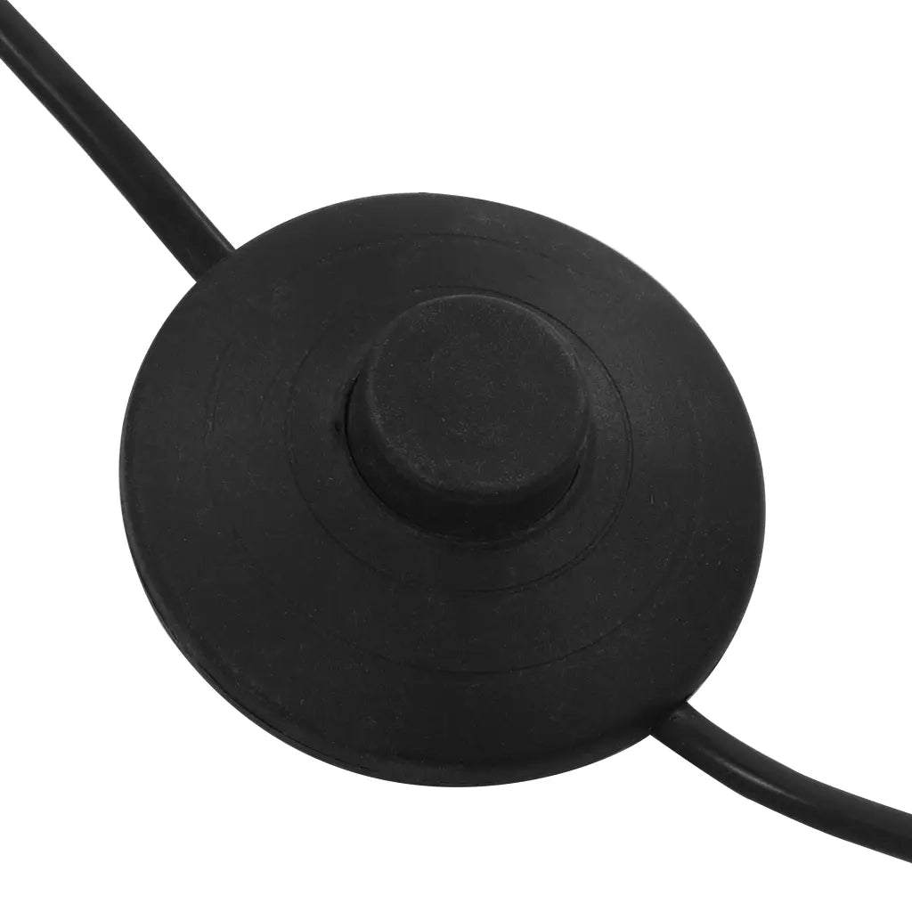 Lampada da Terra 200 cm 5 Bulbi E14 Nero e Oro 282418