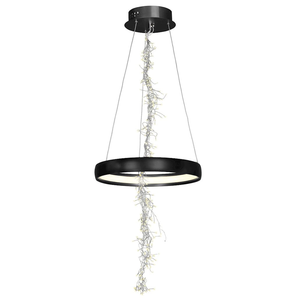 Lampada a sospensione Milagro Spark Ø40 nero LED 35W 3000K