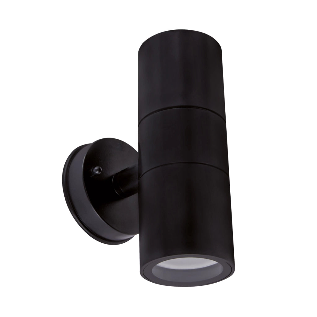Applique esterno nero su-giù 2xGU10 IP54 Gordon Struhm