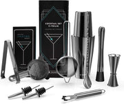 Set di Cocktail - Set di Cocktail Shaker Set - Kit di Barman - Kit Bar - Set di Cocktail Set di Cocktail - Sostenibile per uso domestico e giardino o regalo di compleanno