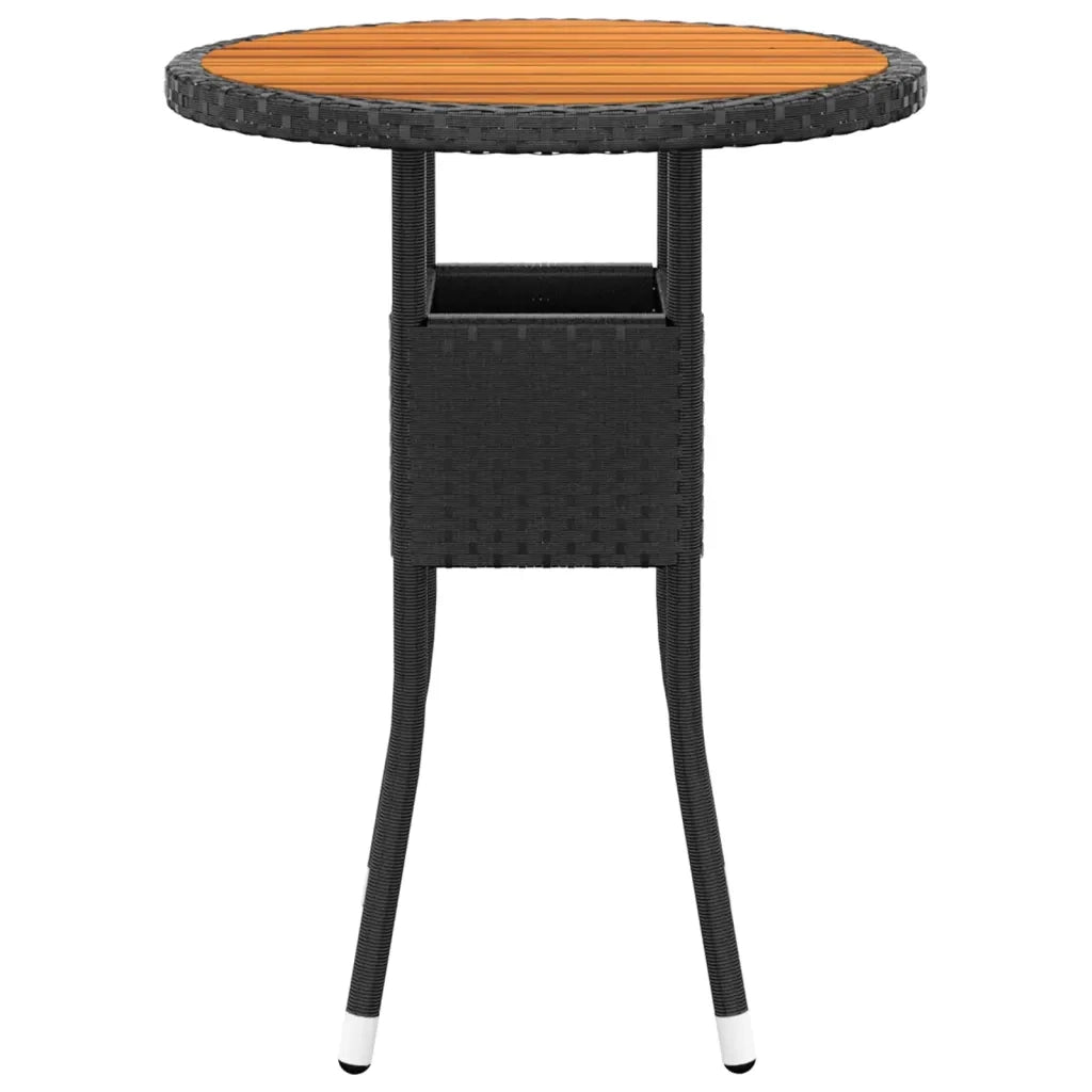 Set Divani da Giardino 5 pz | Set Salotto da Giardino in Polyrattan Nero