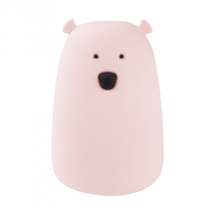 Luce notte bimbi orso grande RGBW telecomando rosa