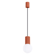 Lampada a sospensione HALO 1 rosso ocra