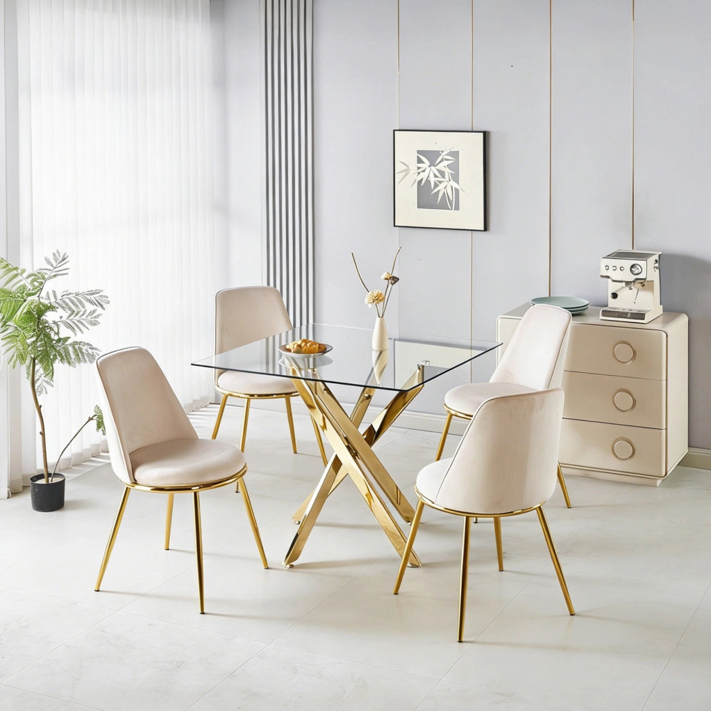 Set Tavolo da Pranzo con 4 Sedie ¨C Xylo ¨C Design Moderno