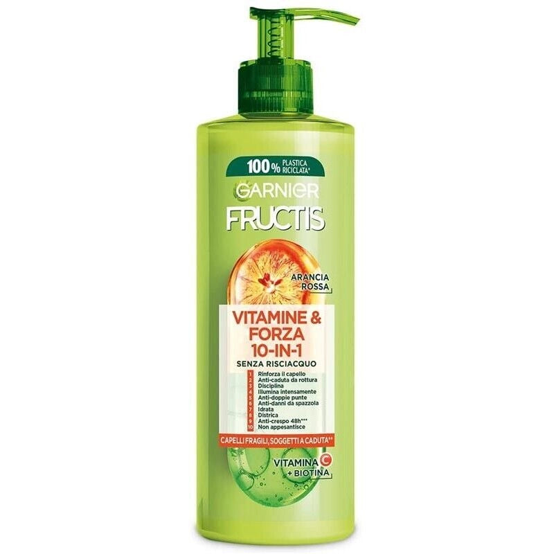 FRUCTIS TRATTAMENTO PER CAPELLI VITAMINE E FORZA 10 IN 1 IN FORMATO DA 400 ML