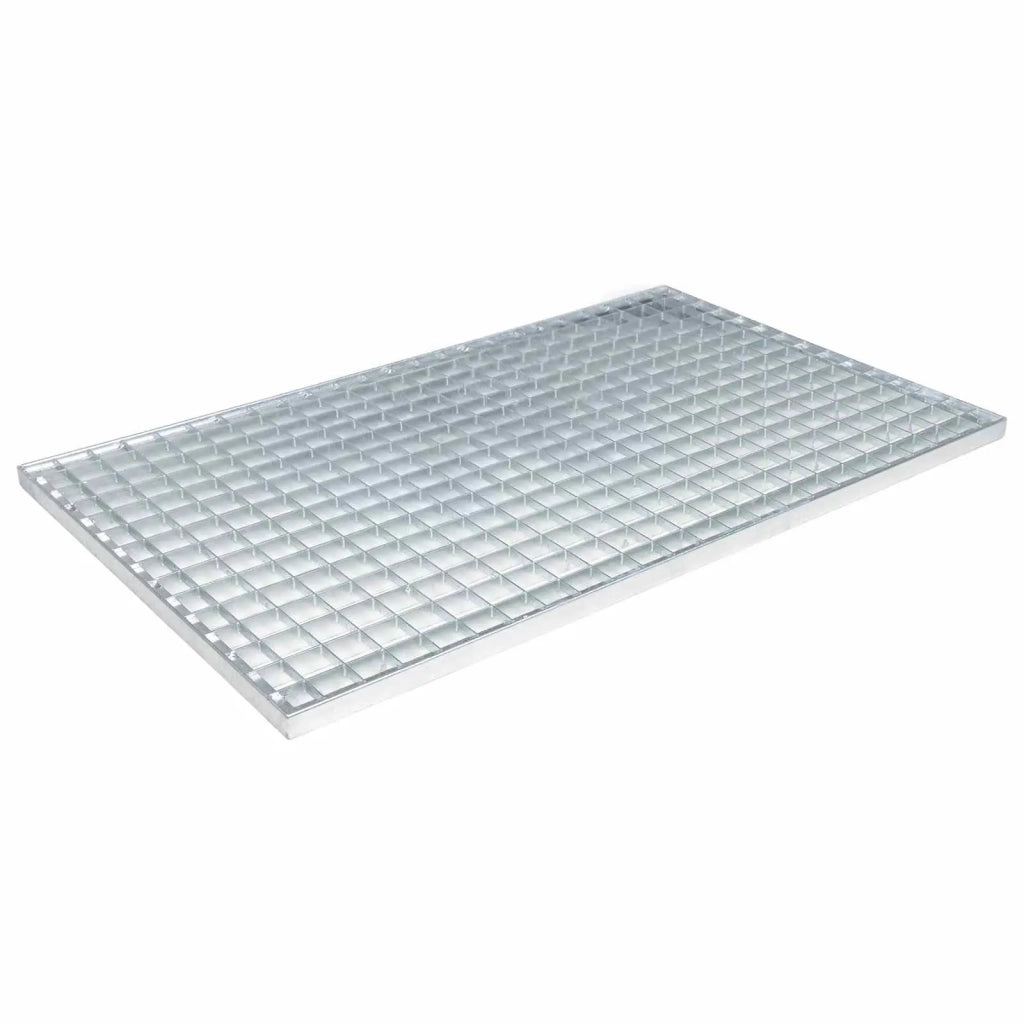 Grata Argento 80 x 50 x 2 cm Acciaio Zincato a Caldo 42018656