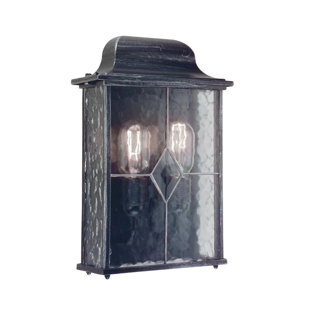 Applique esterna nera 2xE27 60W IP23 Wexford Elstead