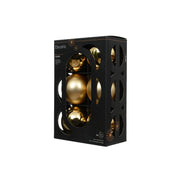 Box 6 Palline Vt luc/opa oro chiaro d8cm
