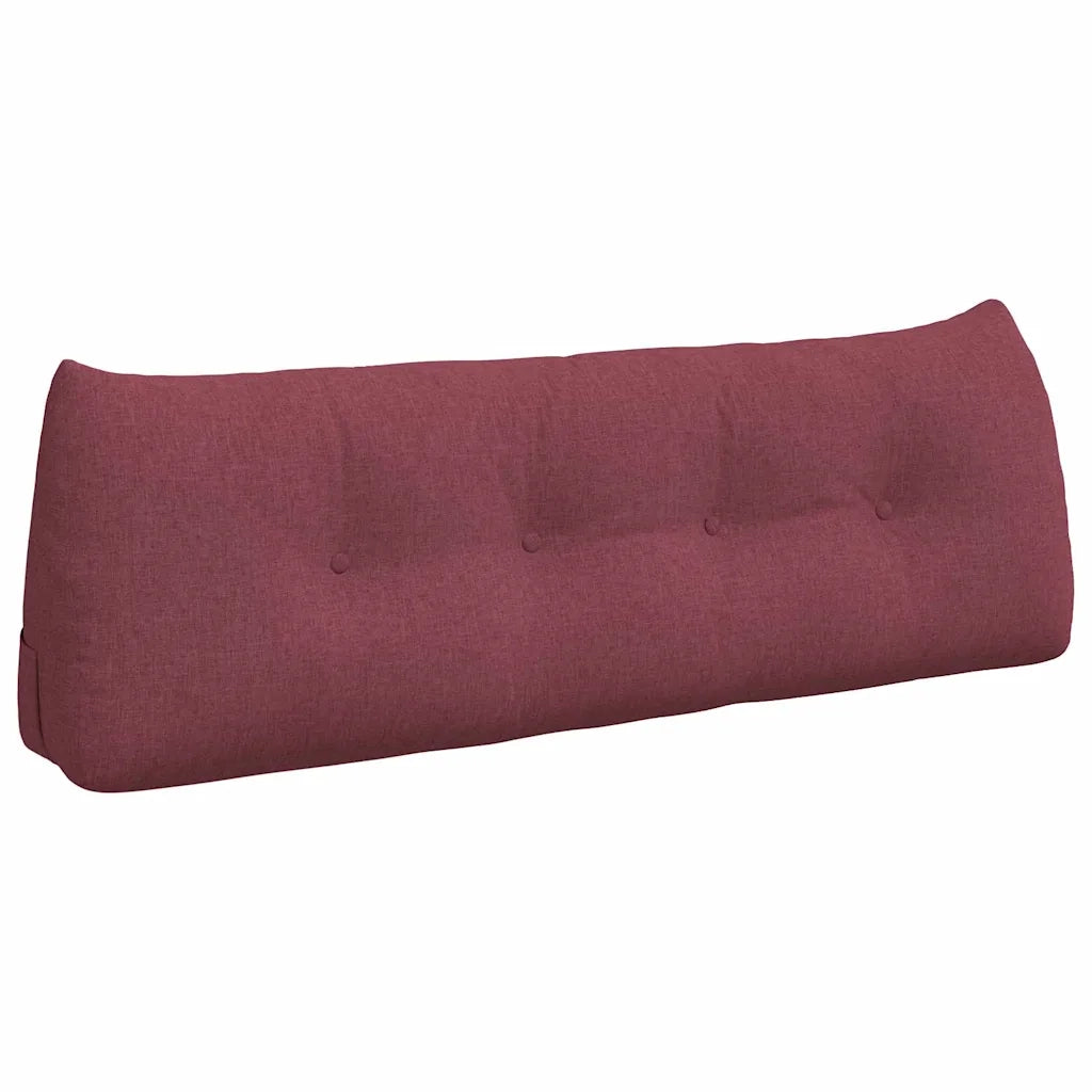 Cuscino per Schiena Rosso Vino 140 x 24 x 50 cm Tessuto 42014502