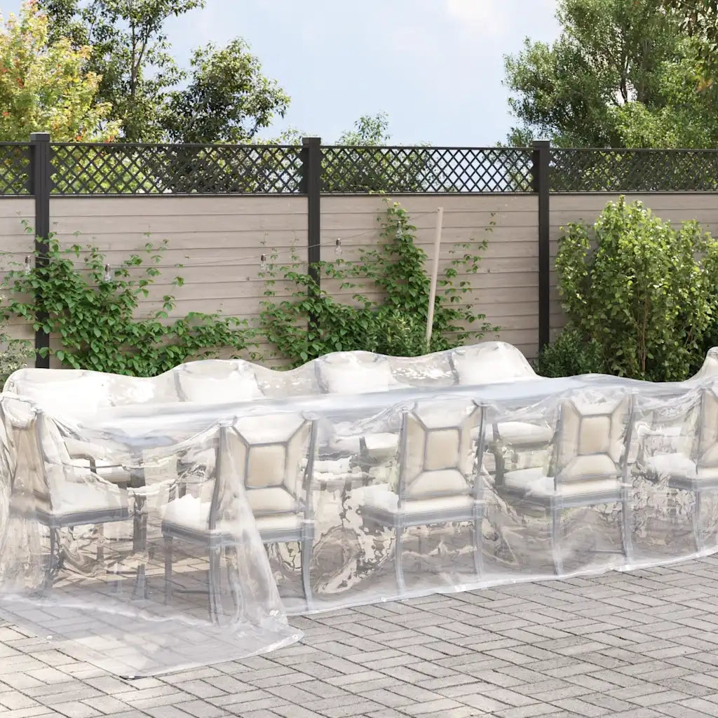 Telone Trasparente con Occhielli 5x8 m in Polietilene 4018526