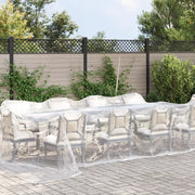 Telone Trasparente con Occhielli 5x8 m in Polietilene 4018526