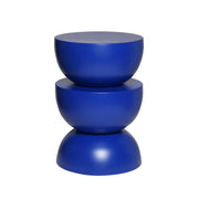 Tavolino  in metallo, blu