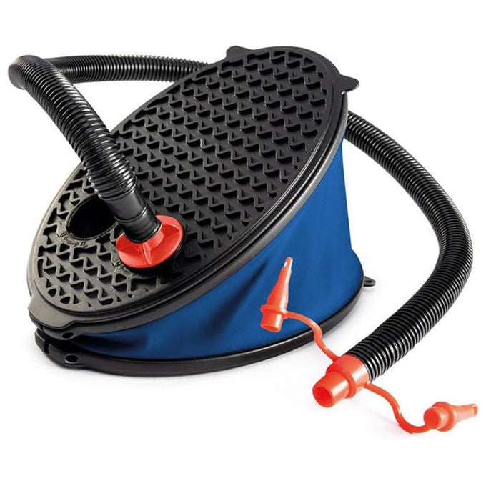 Intex 69611 Pompa a Piede per Gonfiabili 3 Adattatori Gonfia e Sgonfia colore Nero
