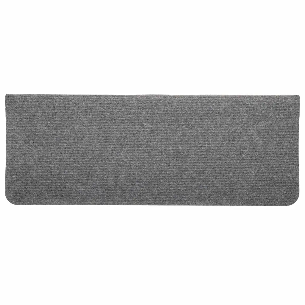 Tappetini Autoadesivi per Scale 15 pz | Gradini per Scale 65x24,5x3,5 cm Grigio