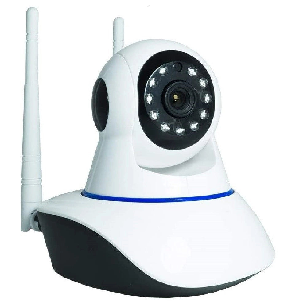 Trade Shop - Telecamera Ip 2 Antenne Camera Hd 720p Wireless Led Ir Lan Motorizzata Internet -