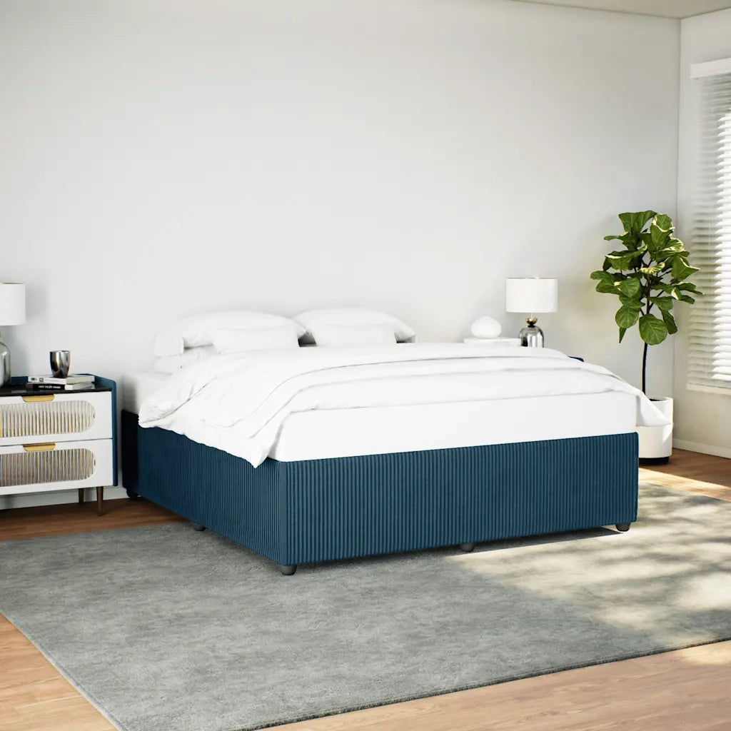 Giroletto Blu 200x200 cm in Velluto