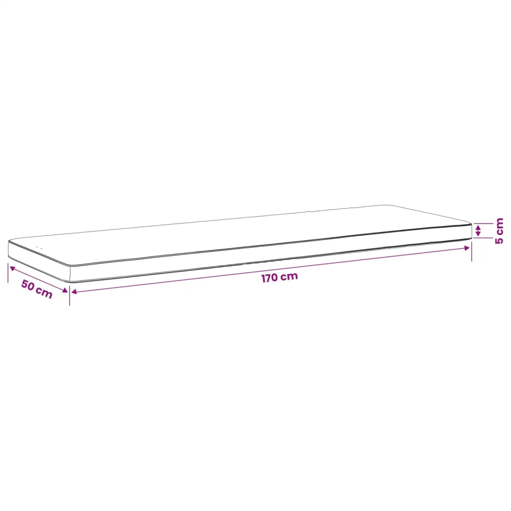 Cuscini per Panchina a 2 Pezzi VUGHT 2 pz 100% Poliestere 952129