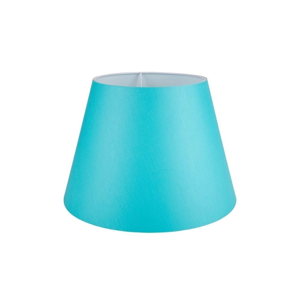 Lampada da tavolo base bianca e paralume colore turchese LAGUNAH272877