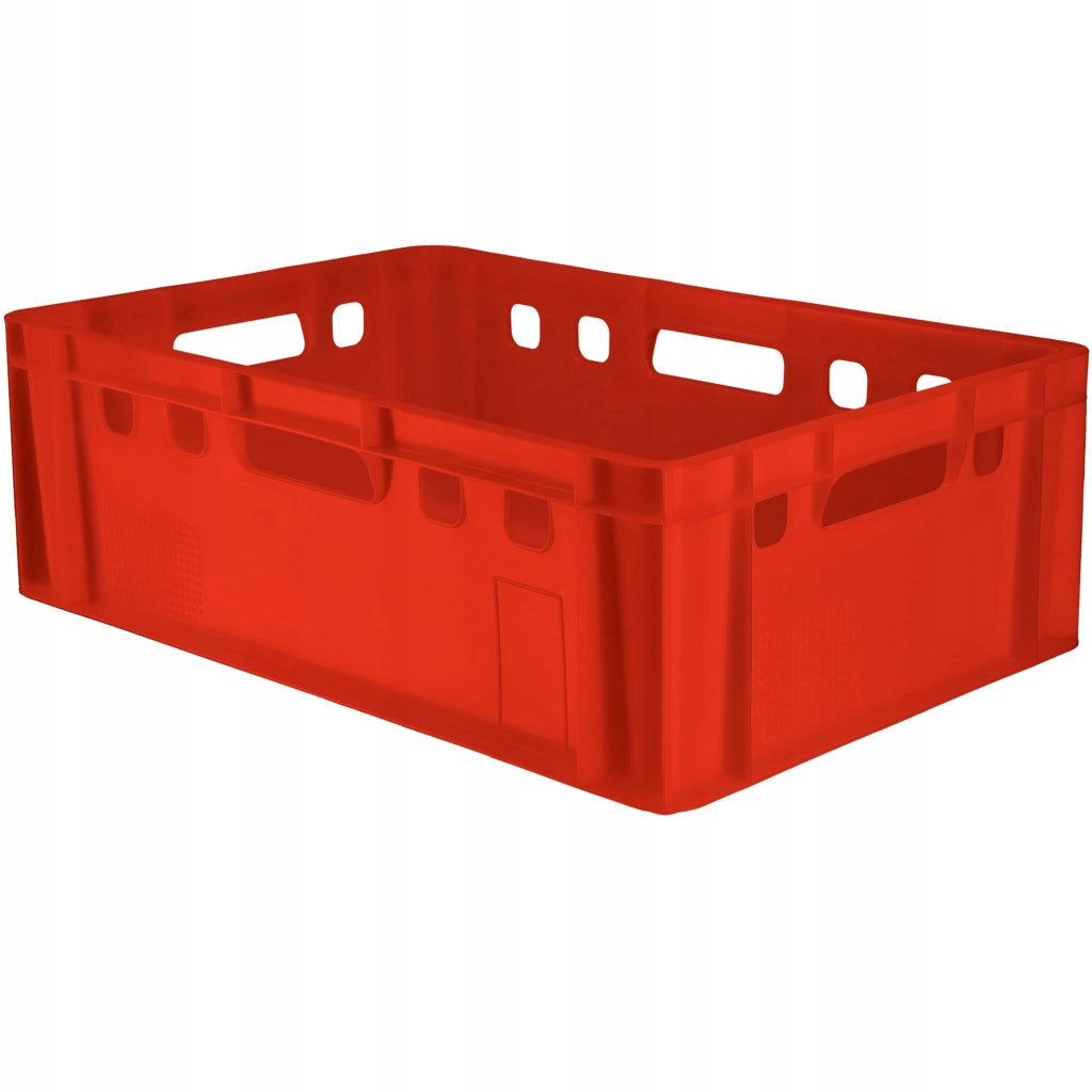 Contenitore per carne in plastica KADAX Euro E2, robusto, certificato, 40L