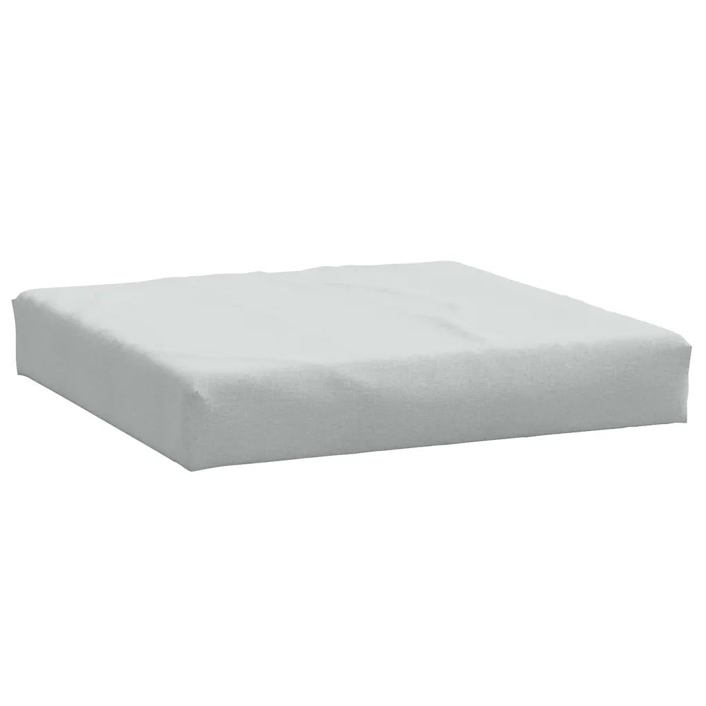 Cuscini per Pallet 2 pz | Cuscini per sedie Grigio Chiaro M¨¦lange in Tessuto
