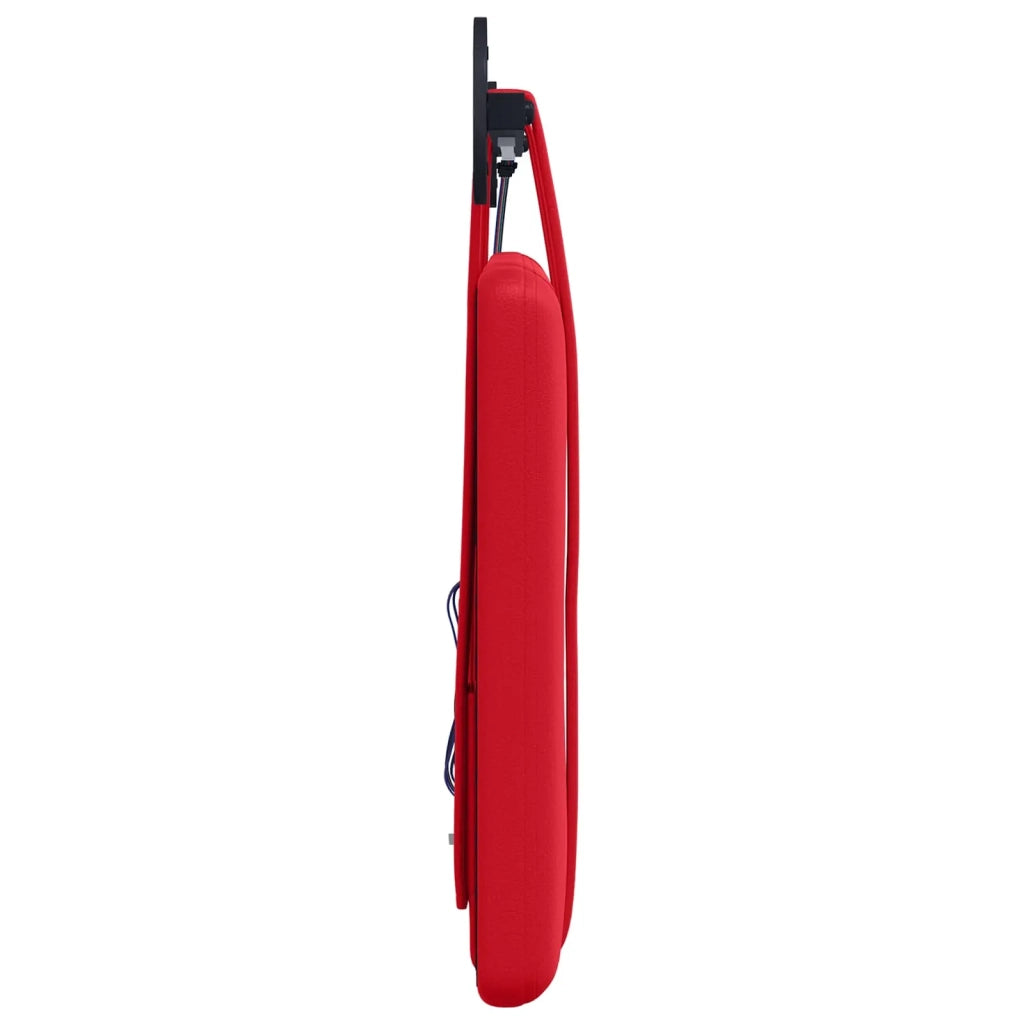 Testiera sospesa Con luce LED Rosso Similpelle 3424075