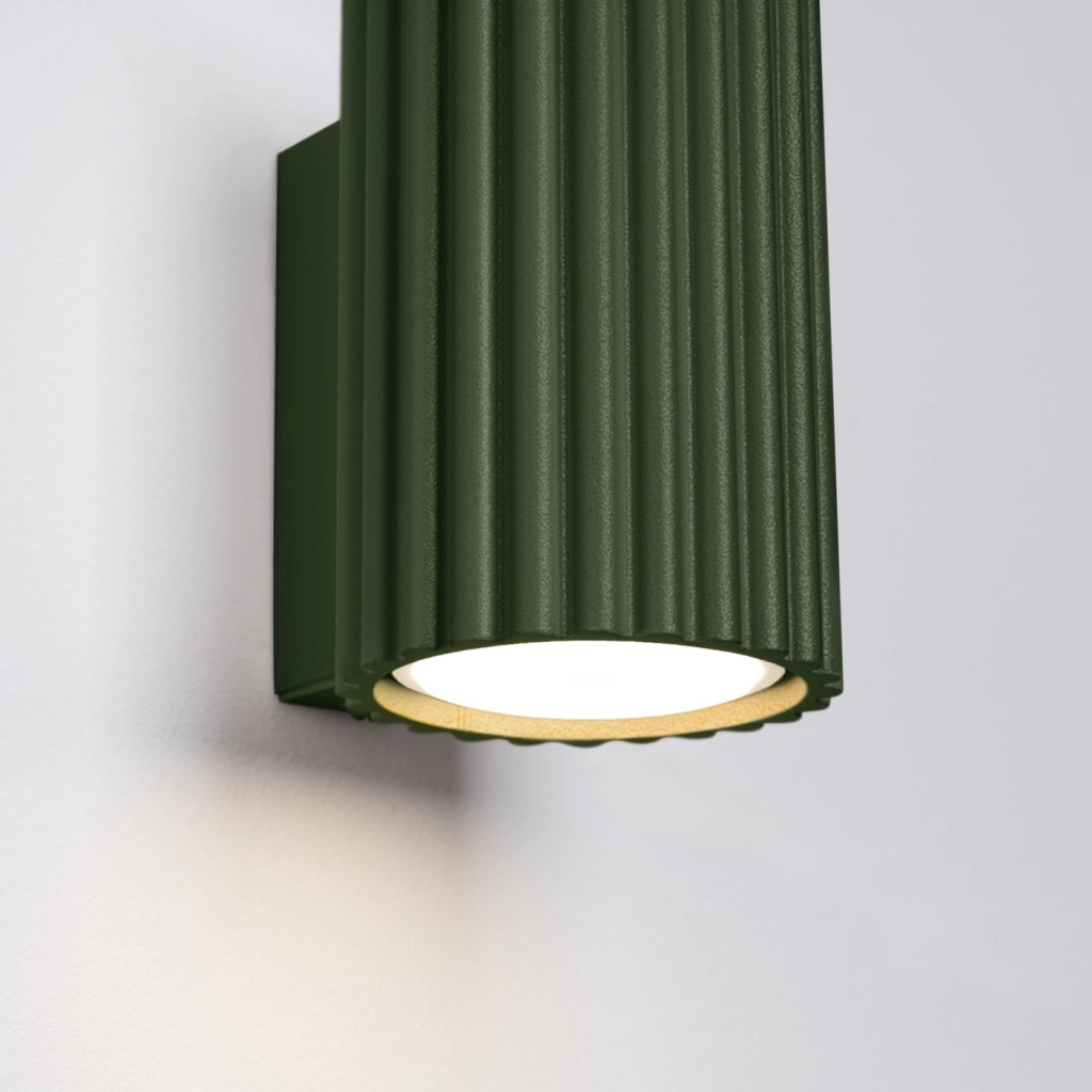Lampada da parete KARBON 10 verde oliva