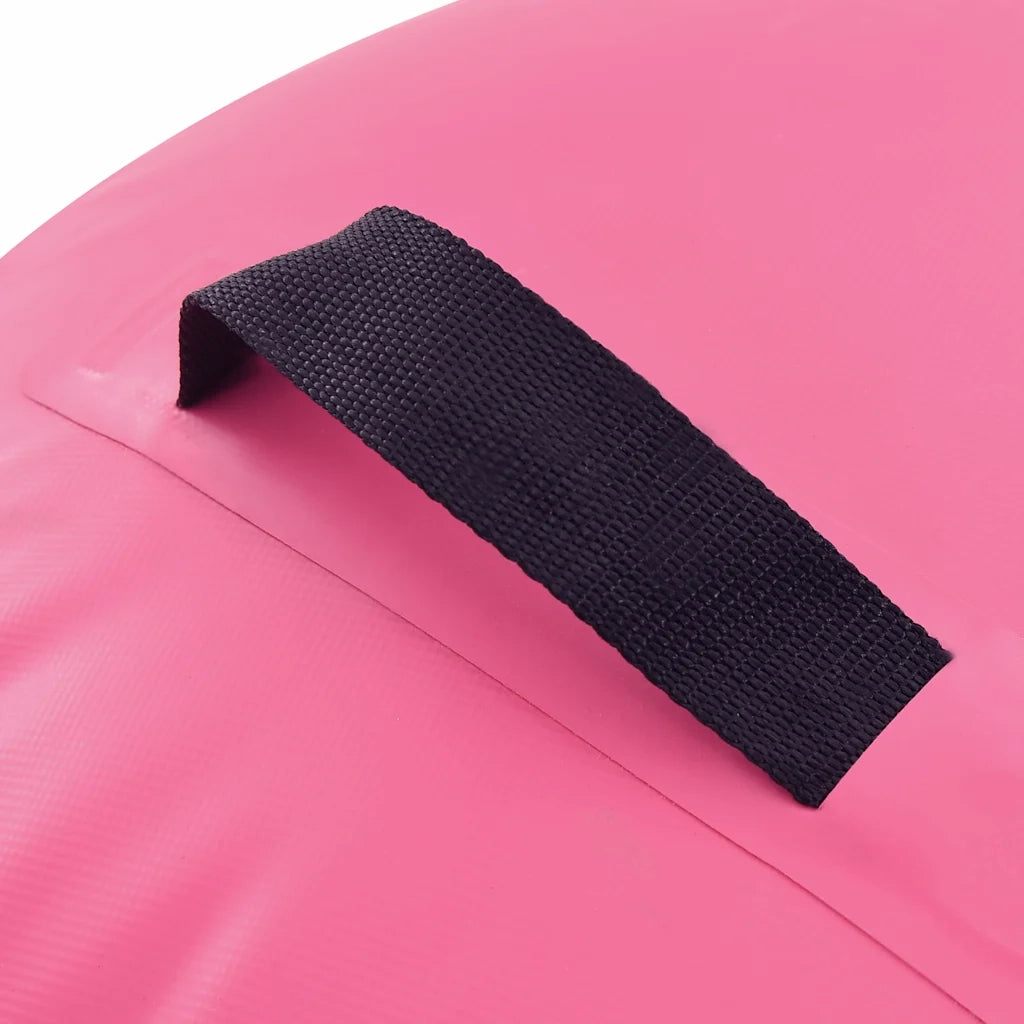 Rullo da Ginnastica Gonfiabile con Pompa 100x60 cm in PVC Rosa 92712