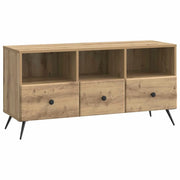 Mobile TV con cassetto-Credenza per TV Rovere Artigianale 102 x 34,5 x 50 cm 618721