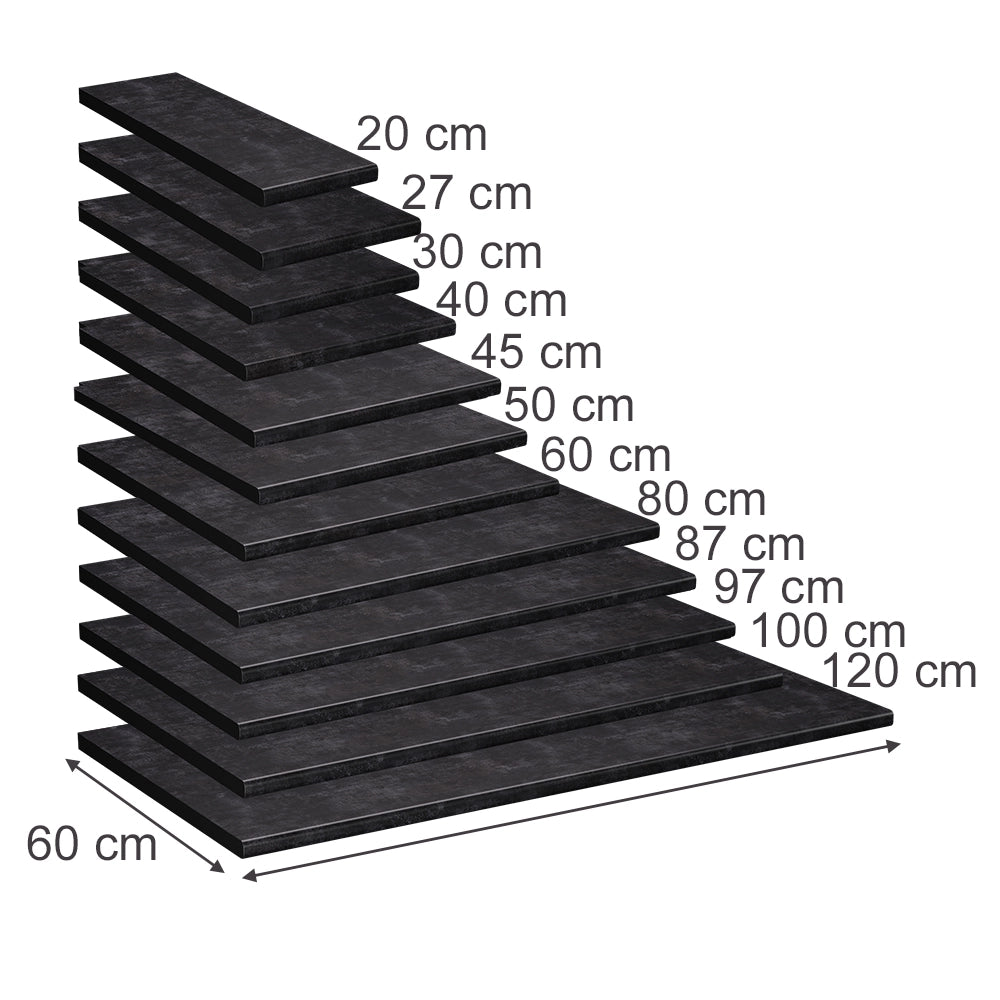 Vicco Top cucina Antracite 120 cm