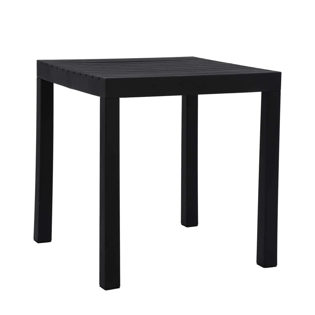 LÚZETE - TAVOLO DA GIARDINO ELVO NERO