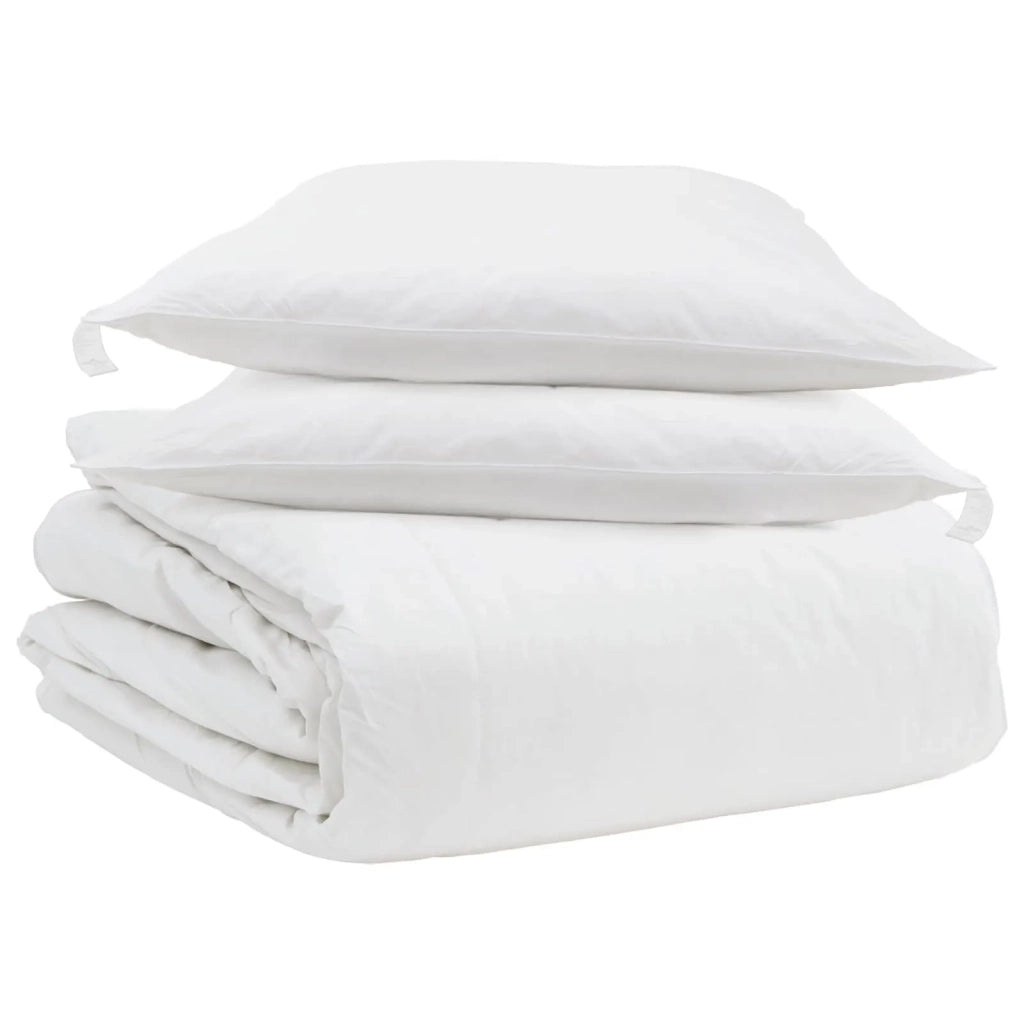Set di Piumoni con cuscino 3 pz | Duvet Bianco Piuma d'anatra