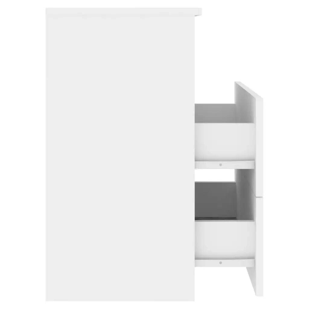 Comodino Bianco 50x32x60 cm 803272