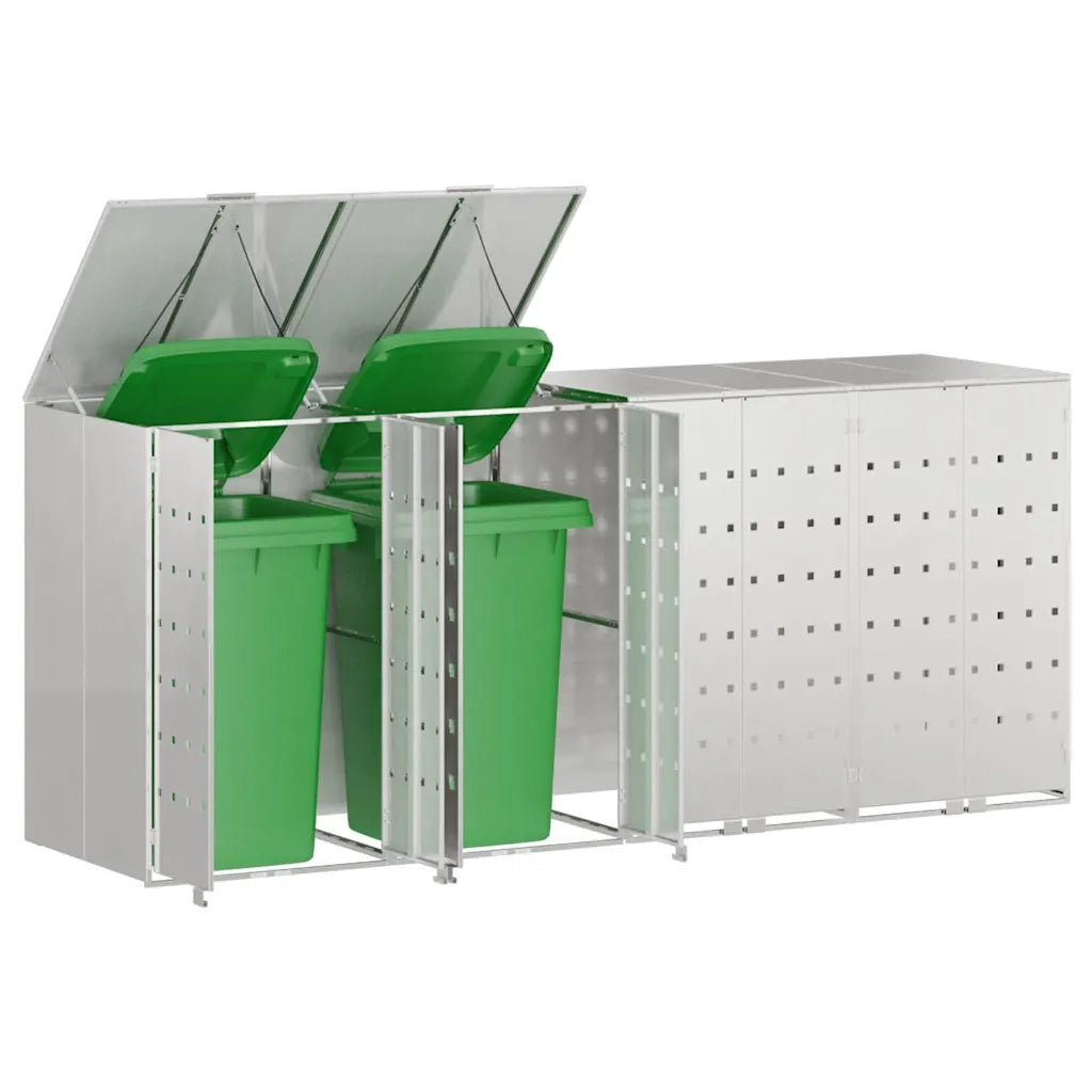 Contenitore per Rifiuti per 3 Bidoni 340 x 77.5 x 115.5 cm 3394790