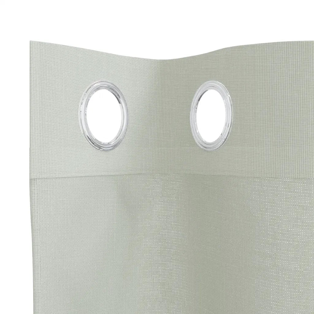 Tende in Voile con Occhielli 2 pz Grigio Chiaro 140x175 cm