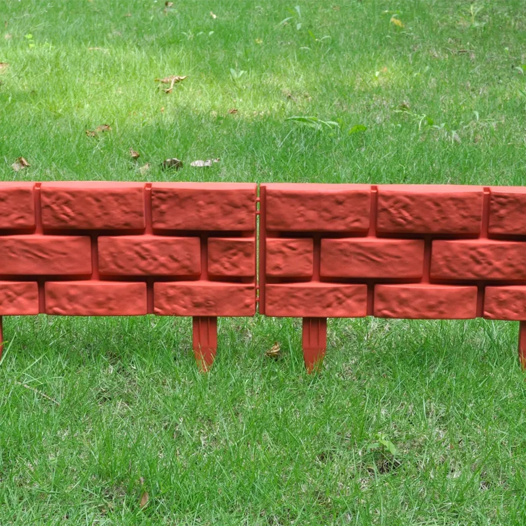Divisorio Ambienti | Divider per stanze | Paravento per Prato con Design a Mattoni 11 pz