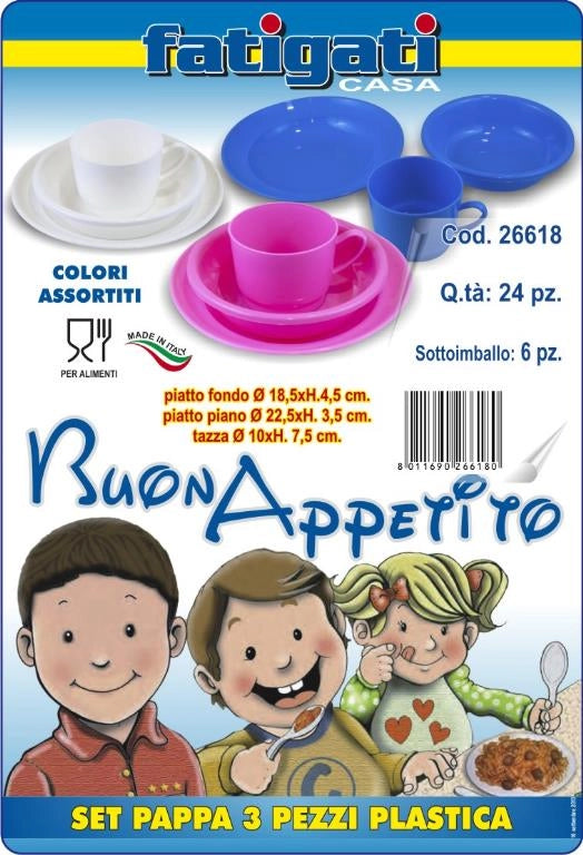 Set pappa color 3 pezzi 26618 fatigati