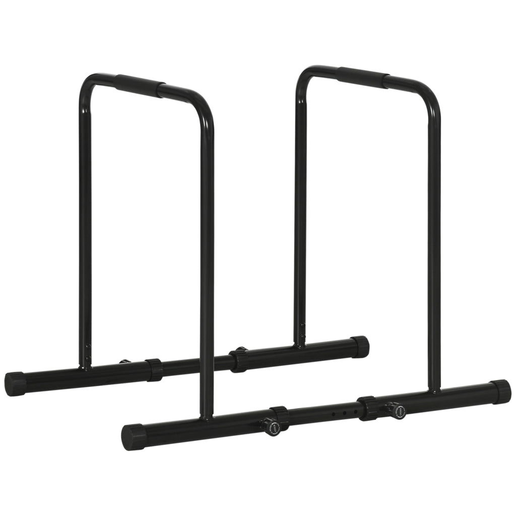 Barre Parallele ¨C Minimal ¨C Nero, Acciaio, 90-102x65x80-90cm