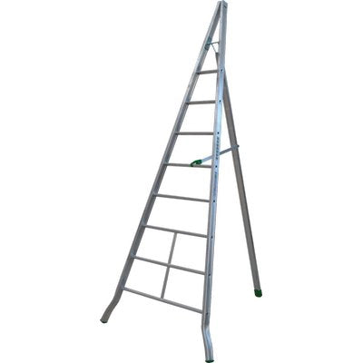 SCALA TRIANGOLARE AGRI FACAL - ALLUMINIO H.CM 350 PIOLI 10