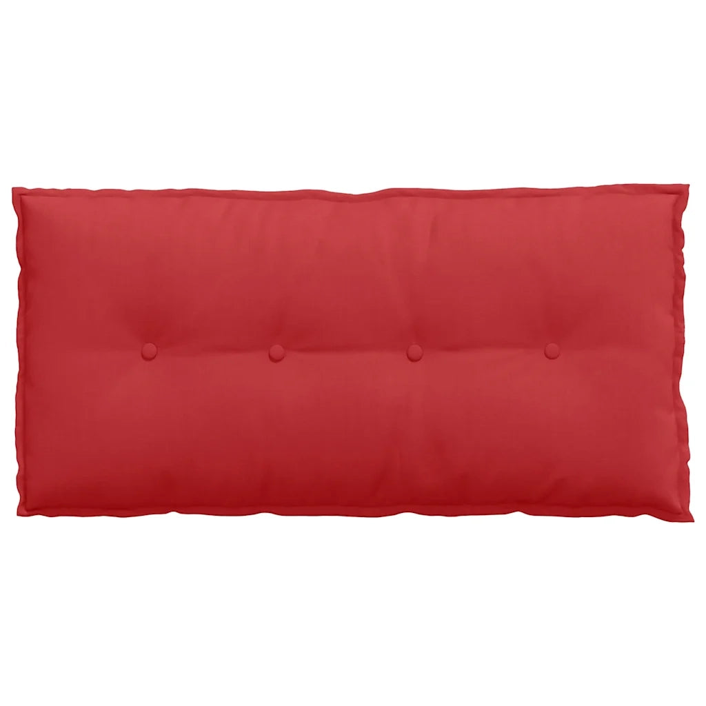 Cuscino per Schiena Rosso 100 x 19 x 50 cm Tessuto 42014756