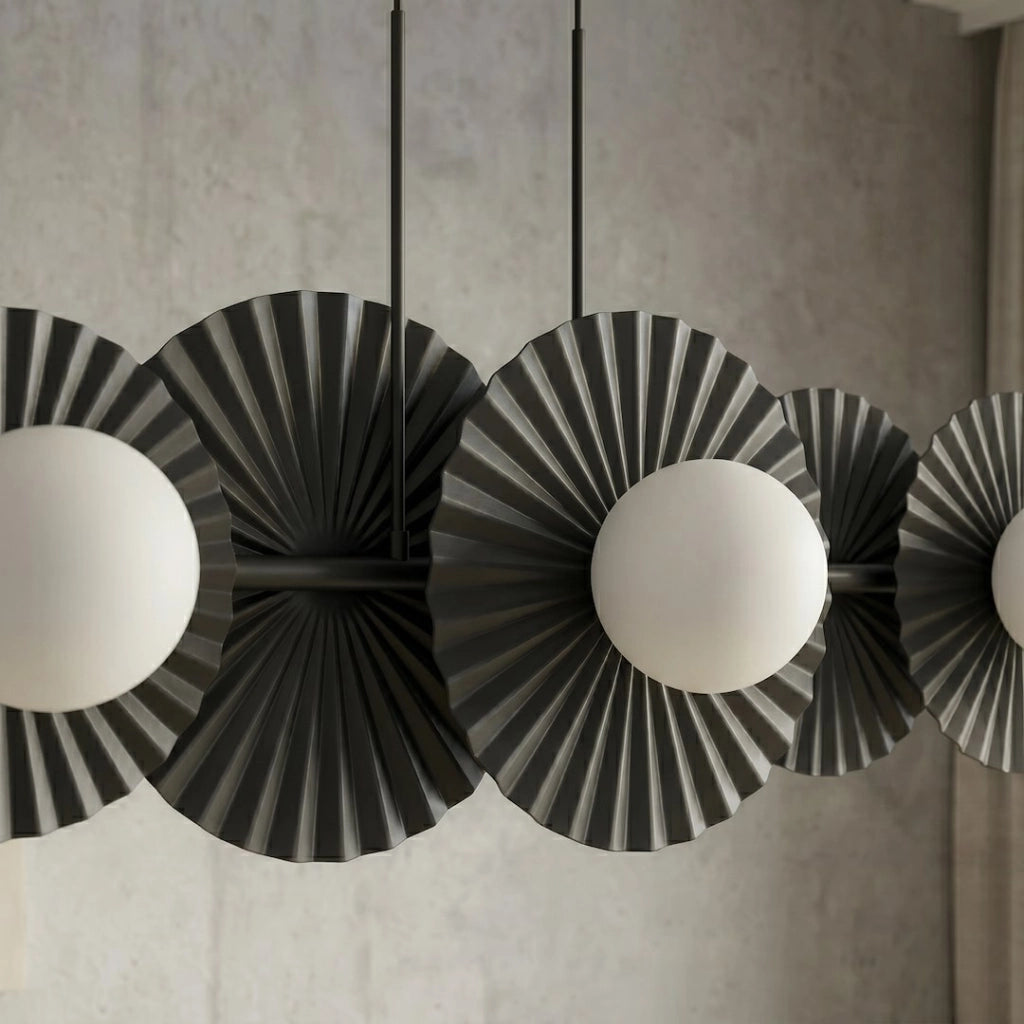 Lampada a sospensione UMBRA nera 6xG9 Emibig