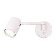 Applique moderna bianca orientabile GU10 Snow Light Prestige