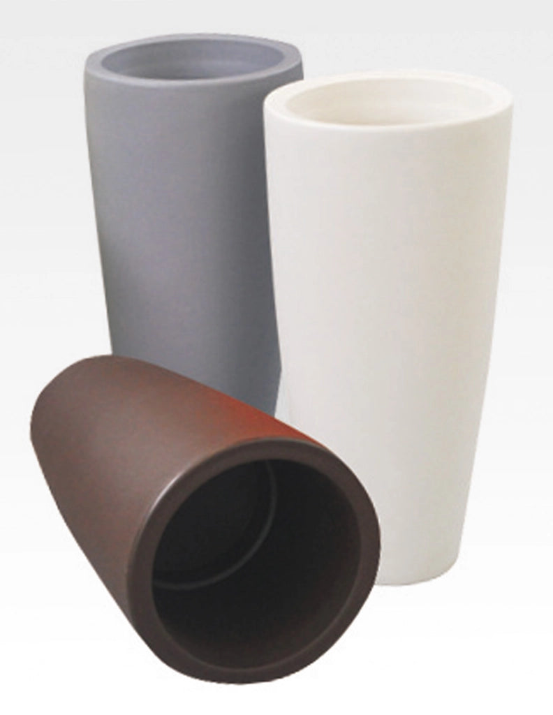 VASO HOME TONDO D 33XH70 CM PIETRA- 1,0 pz
