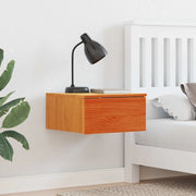 Comodino con cassetto 2 pcs Marrone cerato 37 x 35 x 18,5 cm 873486