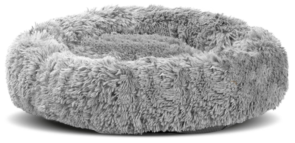 Cuscino per cani AIO FACTORY Shaggy Bed grigio chiaro da 50 cm