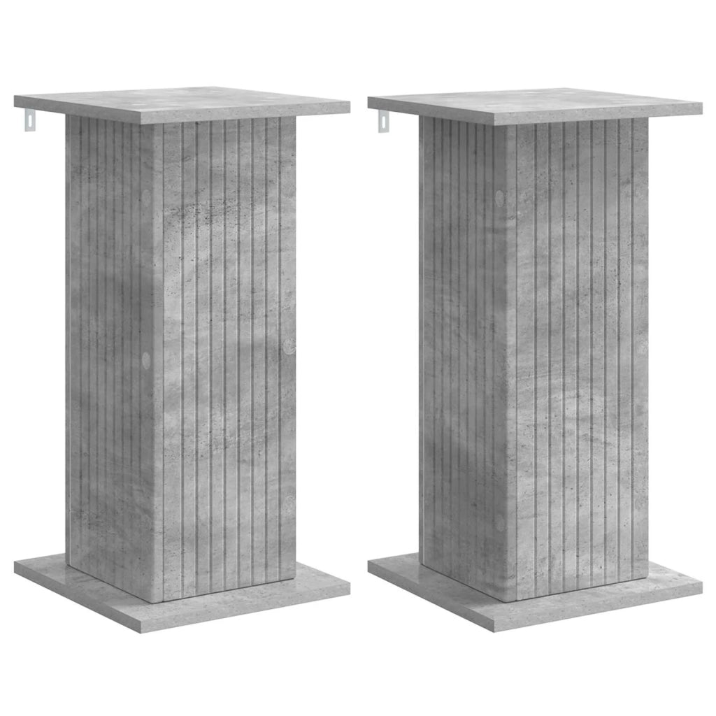 Supporto per piante 2 pcs Grigio Cemento 30,5 x 30 x 60,5 cm 899787